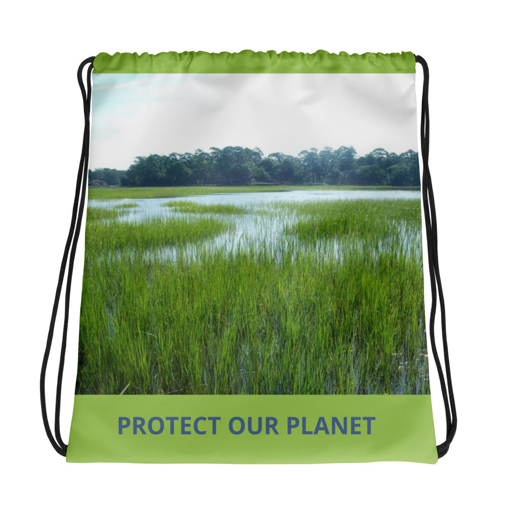 Earth Day 2023 drawstring bag