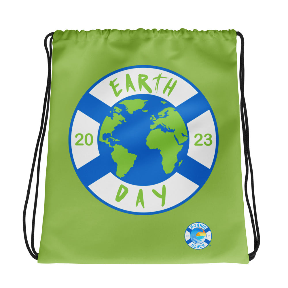 Earth Day 2023 drawstring bag