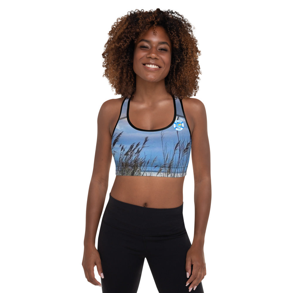 "OL" Ladies Sea Oats Padded Sports Bra