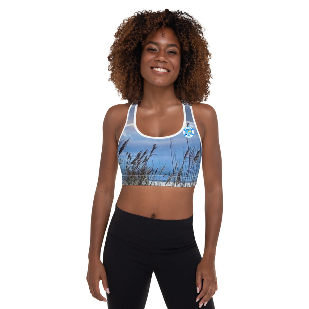 "OL" Ladies Sea Oats Padded Sports Bra