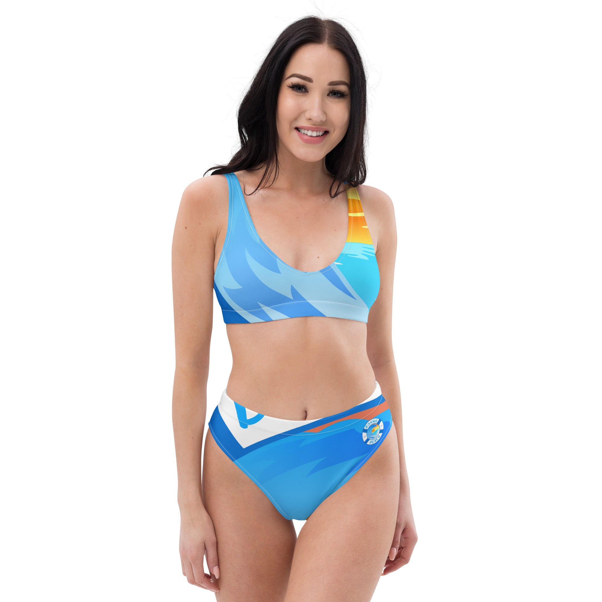 Blue Skys high-waisted bikini