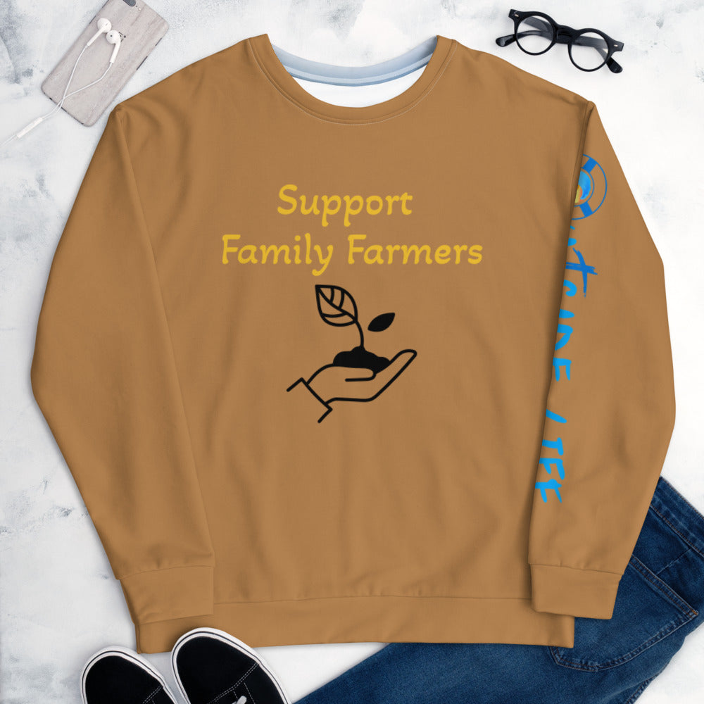 OL Unisex Support Family Farmers Sweatshirt