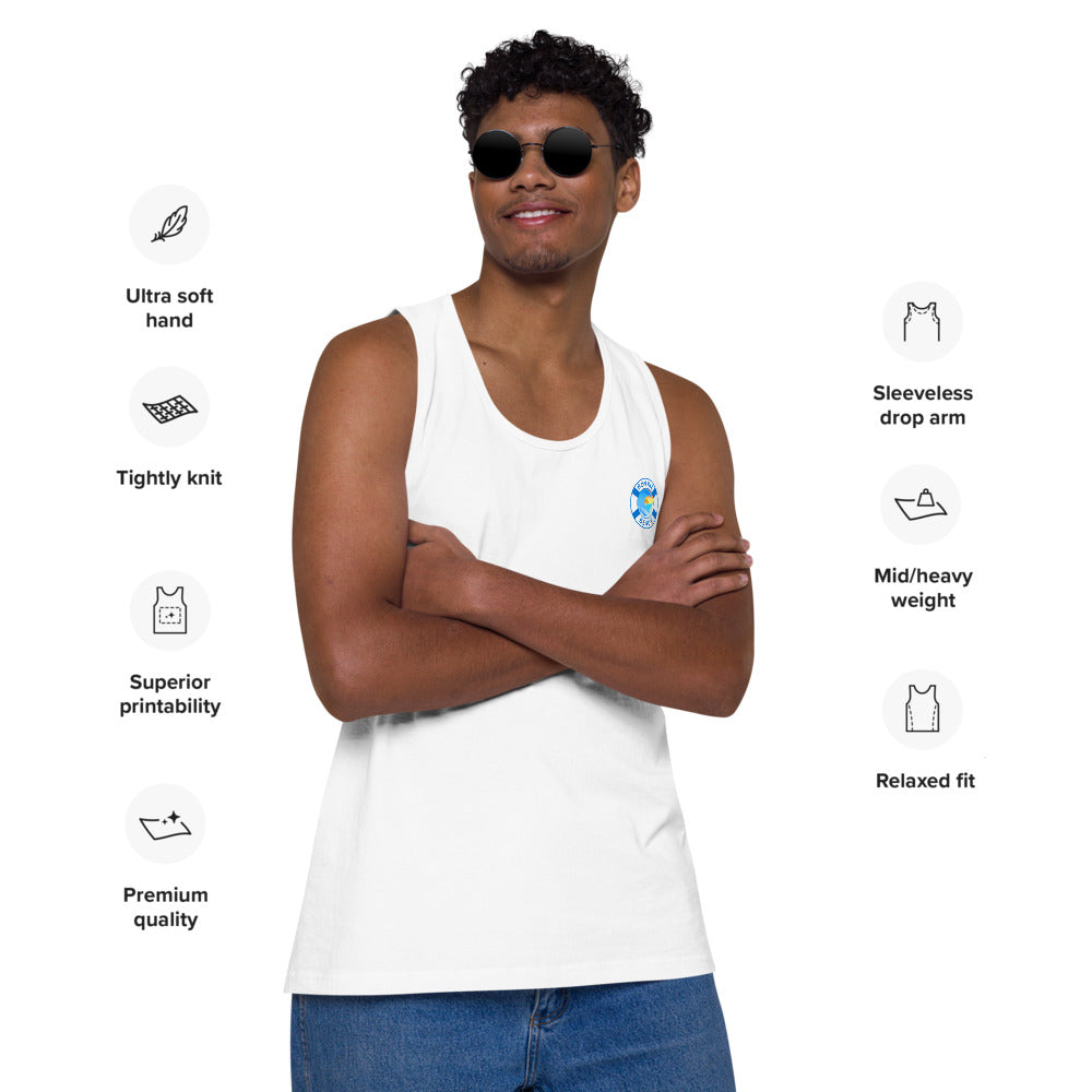 "BB" Surfs Up,  premium tank top