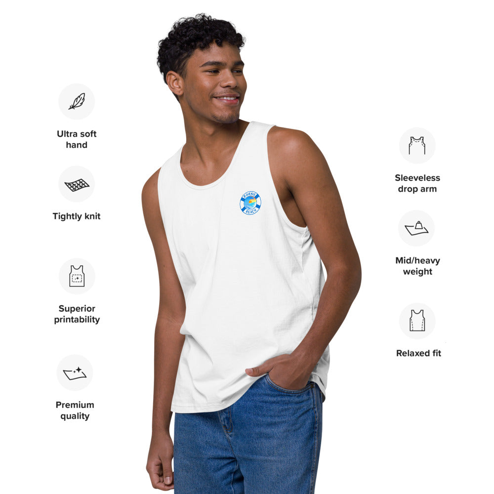 "BB" Surfs Up,  premium tank top