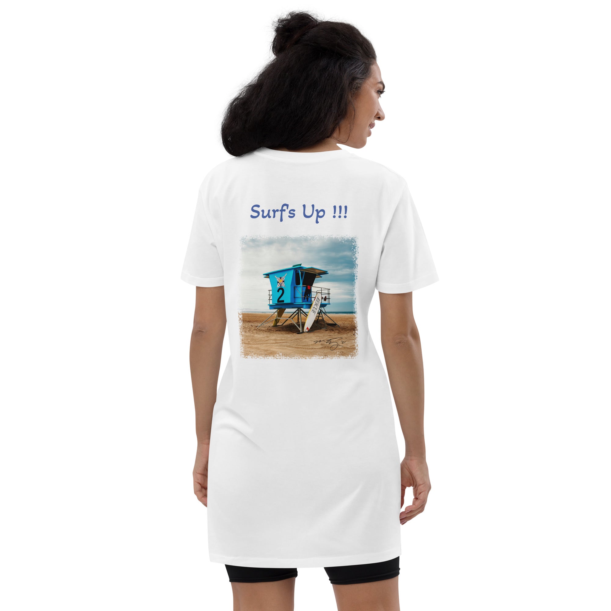 "BB"  Surfs up!  Logo Organic cotton t-shirt dress