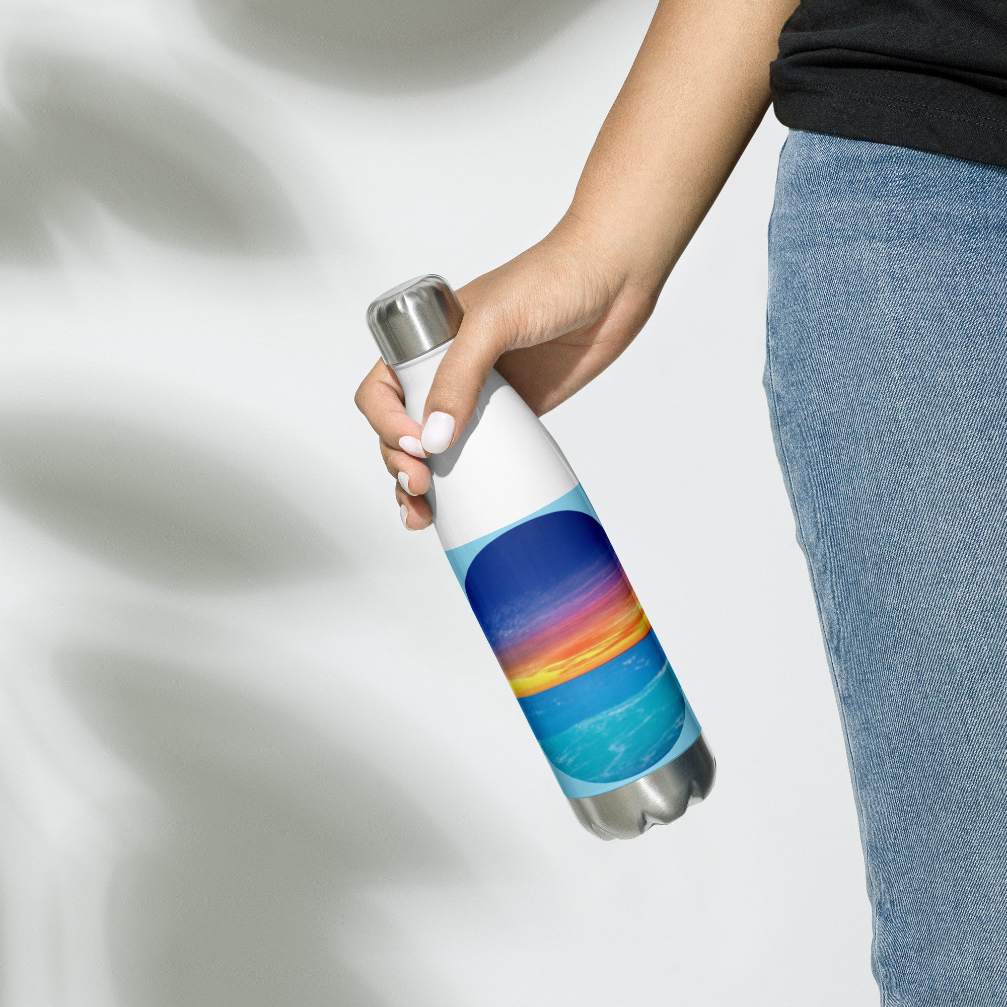 Ocean sunrise Stainless Steel Water Bottle