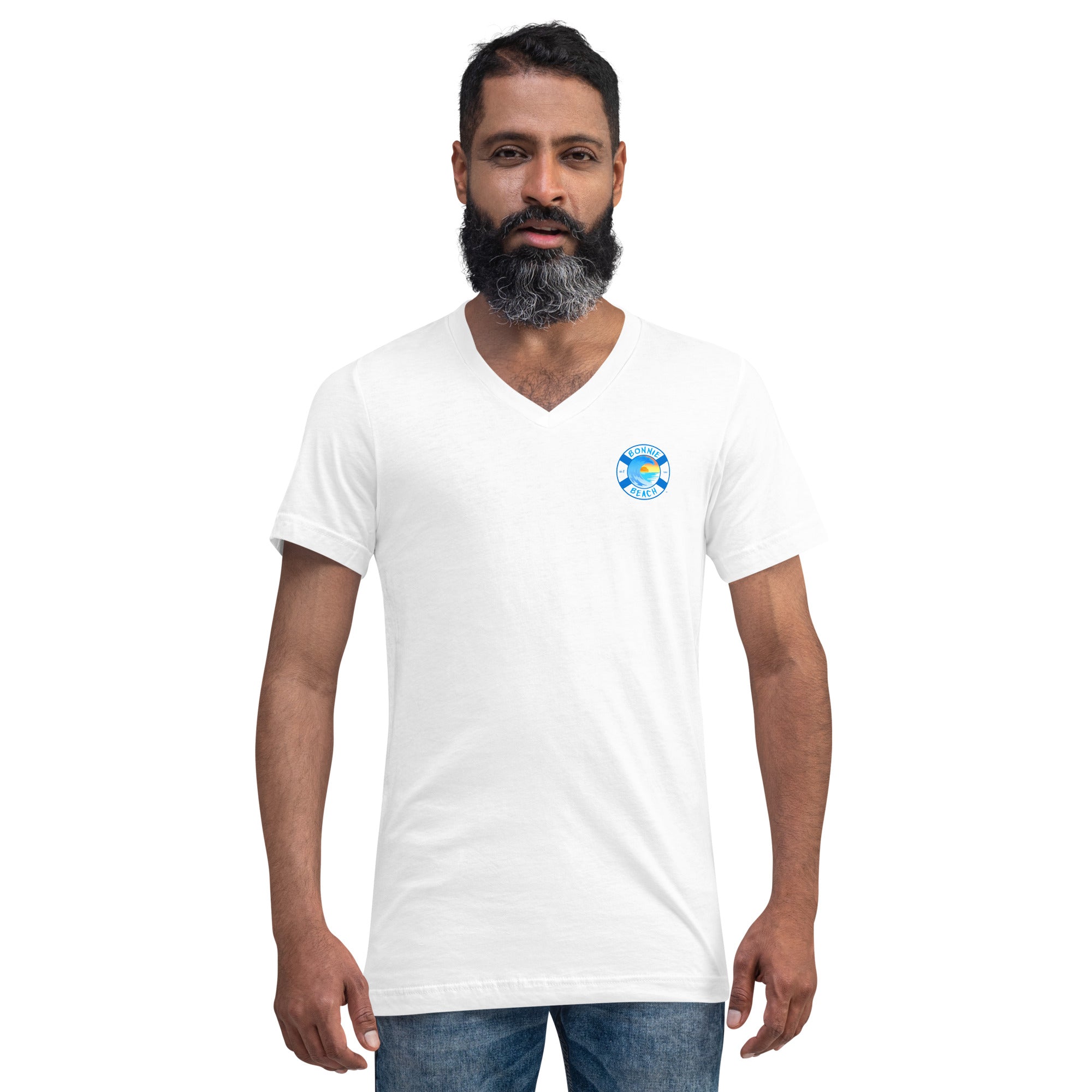 Short Sleeve V-Neck T-Shirt Boating and ocean photo