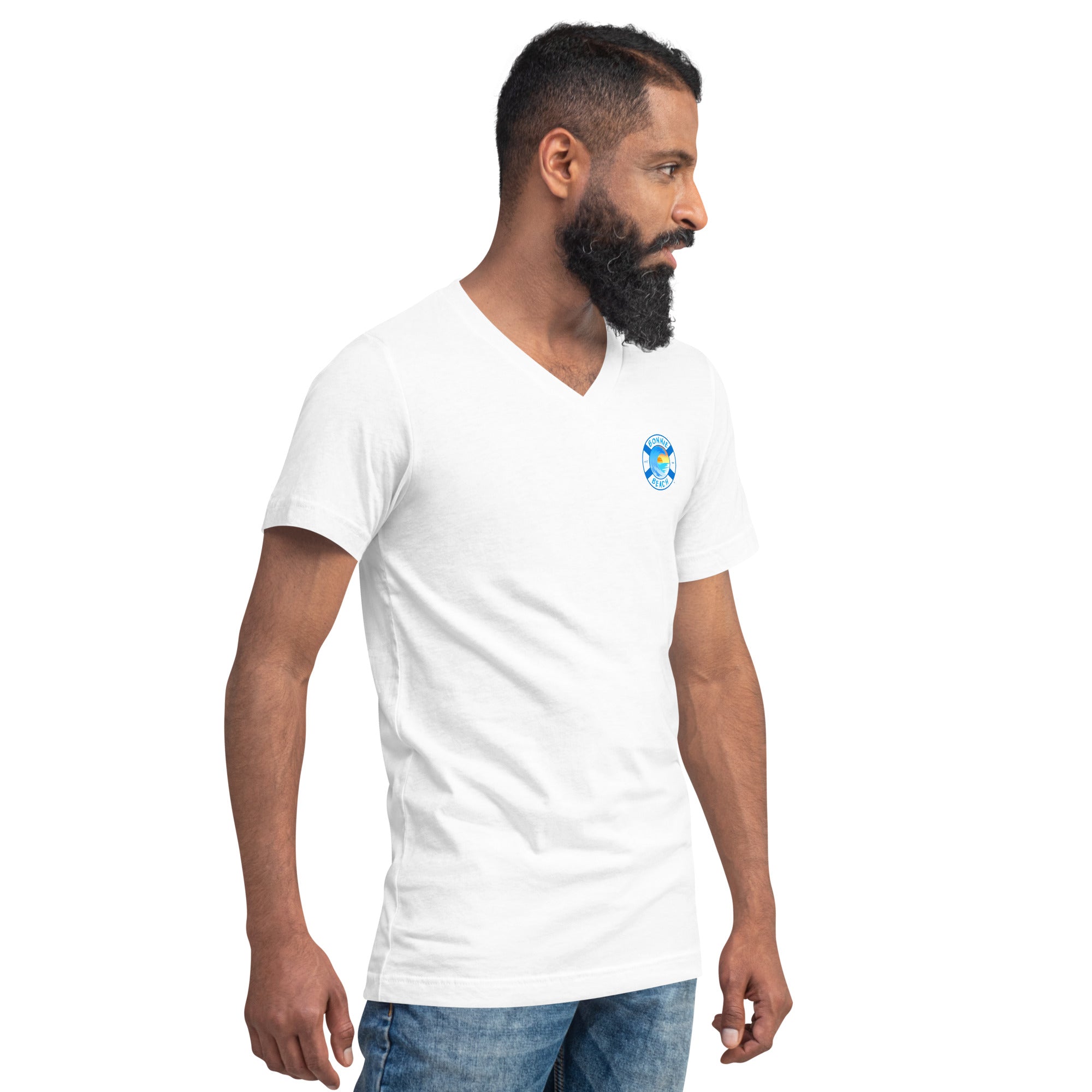 Short Sleeve V-Neck T-Shirt Boating and ocean photo